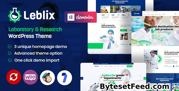 Leblix v1.9 - Laboratory & Research WordPress Theme