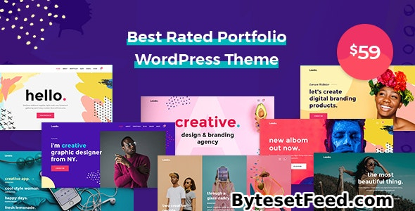 Leedo v2.0.2 - Modern, Colorful & Creative Portfolio WordPress Theme