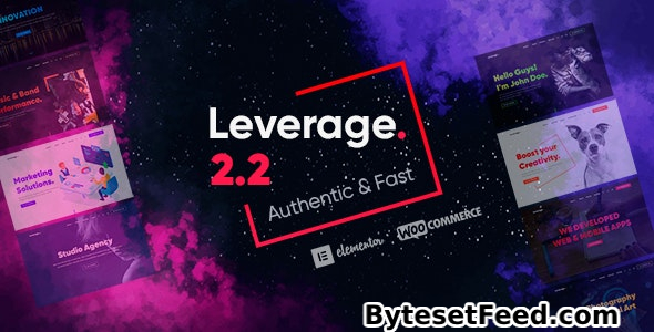 Leverage v2.2.7 - Creative Agency & Portfolio WordPress Theme
