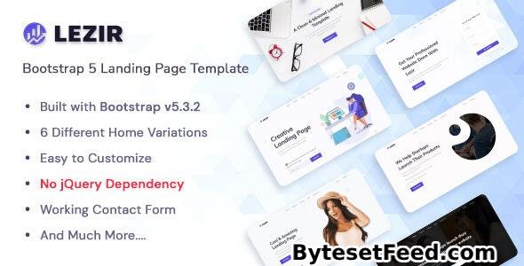 Lezir - Bootstrap 5 Landing Page Template