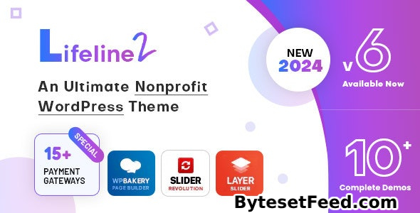 Lifeline 2 v6.6.2 - An Ultimate Nonprofit WordPress Theme for Charity, Fundraising and NGO Organizations