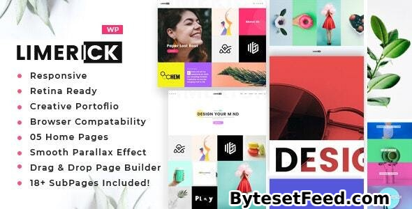 Limerick v2.7 - A Colorful and Modern Multipurpose Portfolio Theme