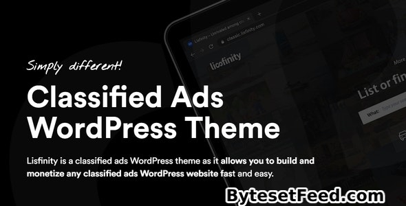 Lisfinity v1.3.9 - Classified Ads WordPress Theme