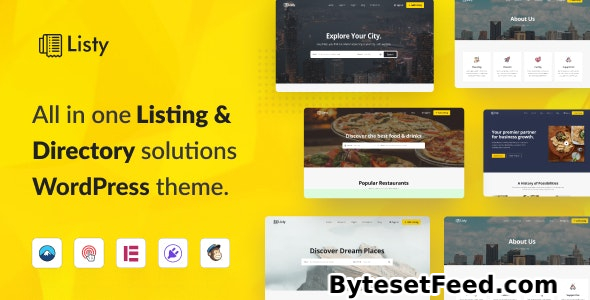 Listy v1.2.0 - Listing & Directory Solutions WordPress Theme