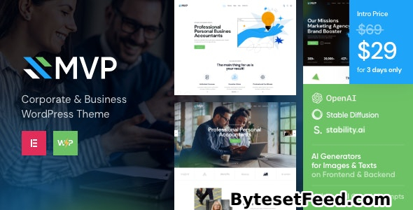 MVP v1.0 - Finance WordPress Theme