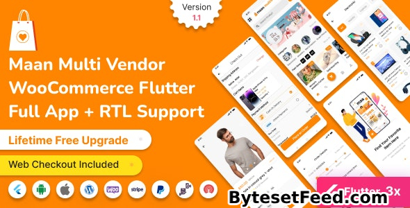 Maan multivendor v1.2 - eCommerce Flutter Customer Full App