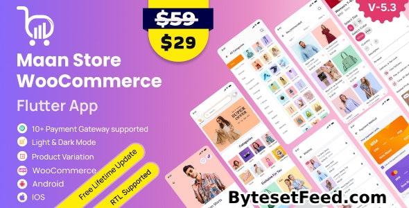MaanStore v5.3 - Flutter eCommerce Full App ( Android & iOS )