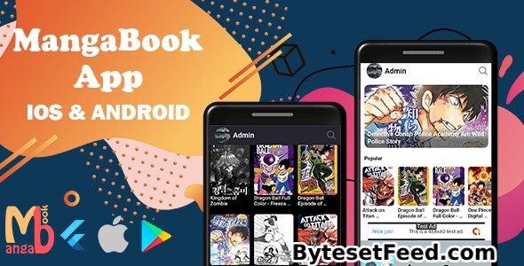 MangaBook v1.6.0 - Flutter Manga App with Admin Panel