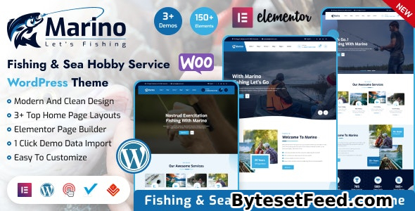 Marino v1.0.0 - Fishing & Sea Hobby WordPress Theme