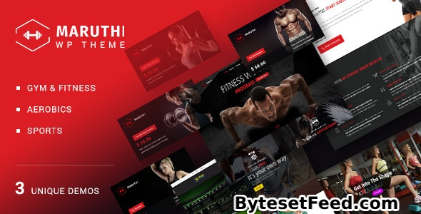 Maruthi Fitness v2.8 - Fitness Center WordPress Theme