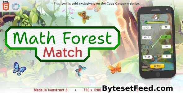 Math Forest Match v1.0 - HTML5 Educational game