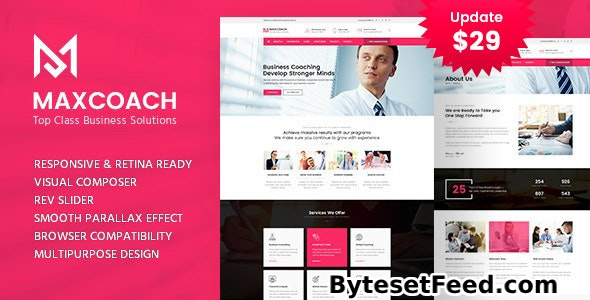 Maxcoach 2.1 - Business Consulting WordPress Theme