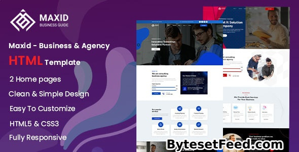 Maxid - Business & Agency HTML Template