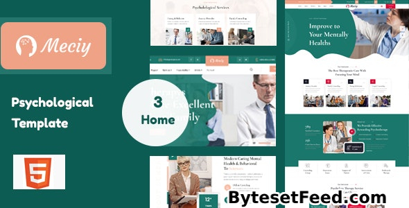 Meciy - Psychology, Neurology, Counseling and Medical Site Template