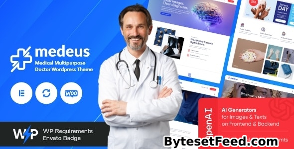 Medeus v1.10 - Medical Multipurpose Doctor WordPress Theme