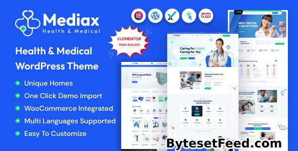 Mediax v1.0 - Health & Medical WordPress Theme