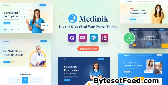 Medinik v1.3.3 - Doctor & Medical WordPress Theme