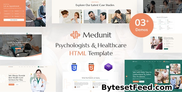 Medunit - Psychologists & Health Care HTML Template