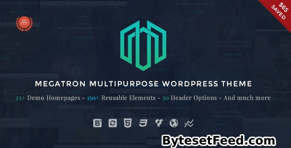 Megatron v4.1 - Responsive MultiPurpose WordPress Theme