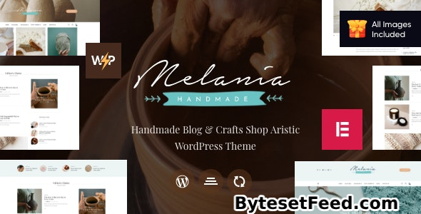 Melania 2.5 - Handmade Blog & Shop WordPress Theme