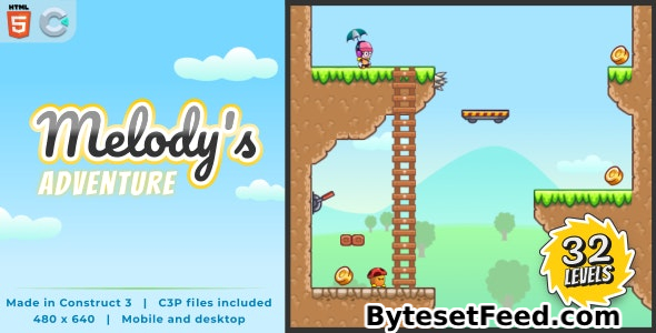 Melody's Adventure v1.0 - HTML5 Platform game