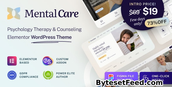 Mental Care v1.0.1 - Therapy & Counseling Psychologist WordPress Theme