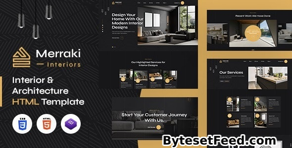 Merraki - Interiors & Architecture HTML Template