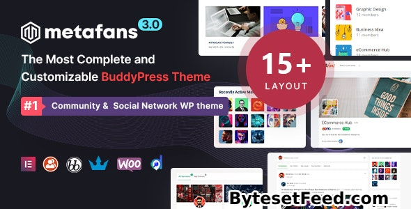 MetaFans v3.4 - Community & Social Network BuddyPress Theme