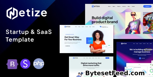 Metize - Startup & SaaS HTML Template