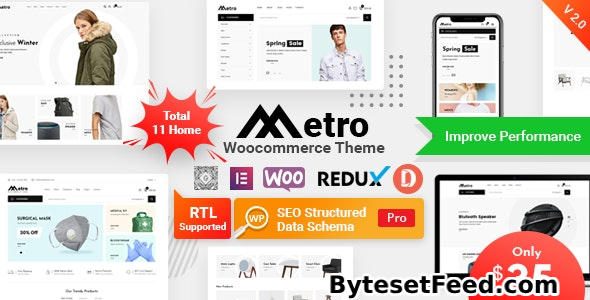 Metro v2.10 - Minimal WooCommerce WordPress Theme