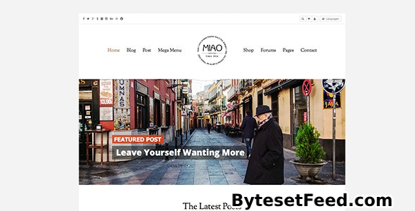 Miao v1.1.3 - Fashion Magazine, News & Blog WordPress Theme