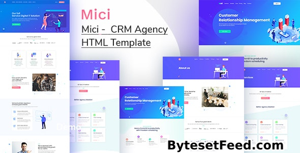 Mici - CRM system HTML Template