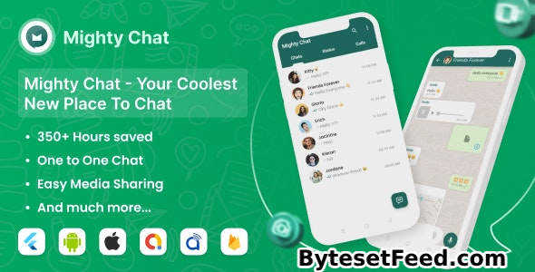 MightyChat v4.6.3 - Chat App With Firebase Backend + Agora.io