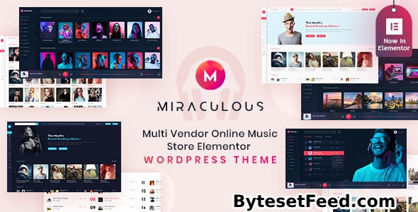 Miraculous v1.2.2 - Online Music Store WordPress Theme