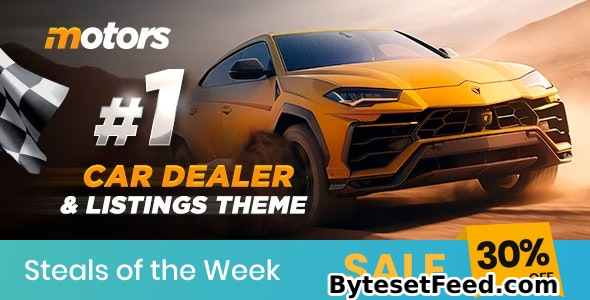 Motors v5.6.9 - Car Dealer, Rental & Listing WordPress theme