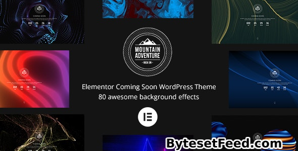 Mountain v5.0.0 - Elementor Coming Soon WordPress Theme