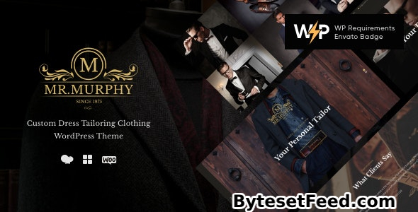 Mr. Murphy v1.2.8 - Custom Dress Tailoring Clothing WordPress Theme