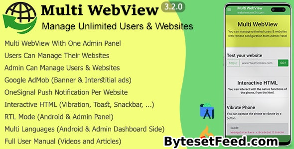 Multi WebView + Admin Panel v3.2.0