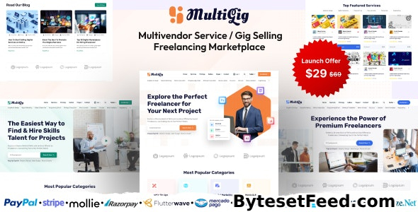 MultiGig v1.0 - Service / Gig Selling Freelancing Marketplace (Subscription Based) - nulled