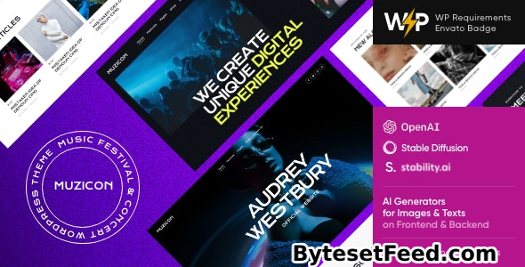 Muzicon v1.7 - Music Festival & Concert WordPress Theme