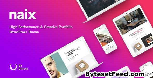 Naix v1.5.7 - Creative & High Performance Portfolio WordPress Theme