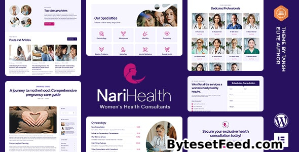 NariHealth v1.0.4 - Women's Health Consultant WordPress Theme