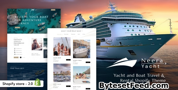 Neera v1.1 - Yacht Boat & Travel Rental Services Shopify Theme