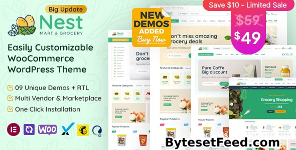 Nest v1.7.8 - Grocery Store WooCommerce WordPress Theme