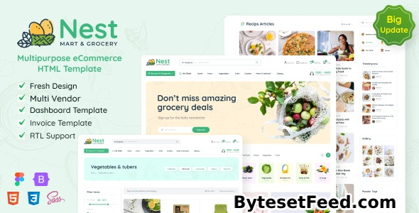 Nest v6.0 - Multipurpose eCommerce HTML Template