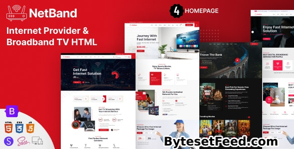 NetBand - Internet Provider and Broadband TV HTML Template