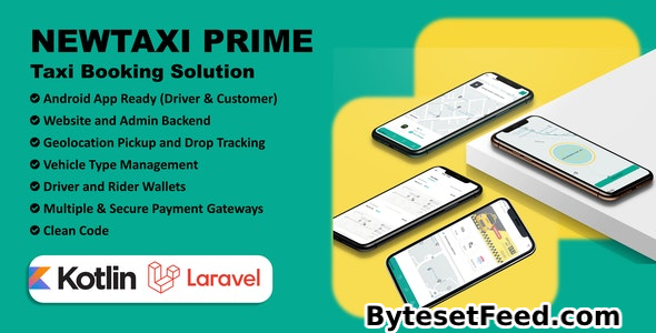 NewTaxi Prime v1.0 - Taxi App With Admin Panel