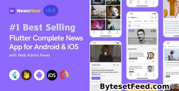 News Hour v5.0.8 - Flutter News App for Android & iOS with Admin Panel