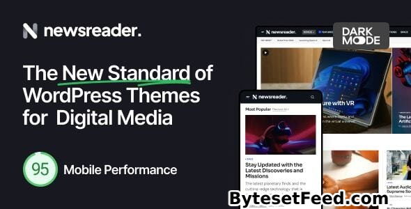 Newsreader v1.0.8 - Revolutionary WordPress Theme for Digital Media