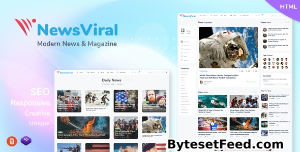 Newsviral v2.1 - Modern News & Magazine HTML Template